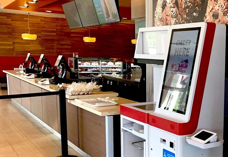 AI-Powered Bakery Self-Checkout Kiosk System in 85°C Bakery Café in the US