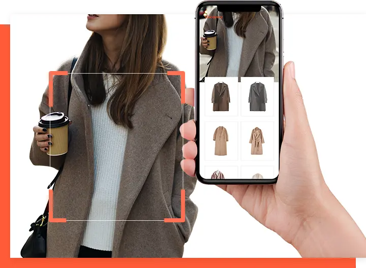 With Viscovery Visual Search, shoppers can easily find identical or visually similar clothes by taking a photo of the clothes.